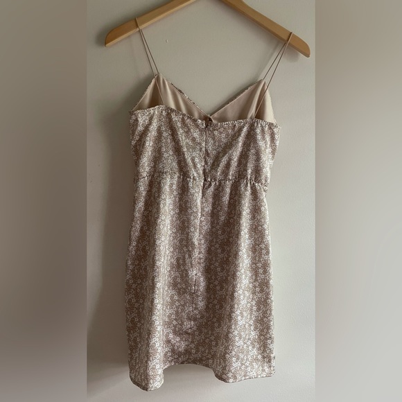 Misty Rose Silk Like Mini Dress - Picture 2 of 4